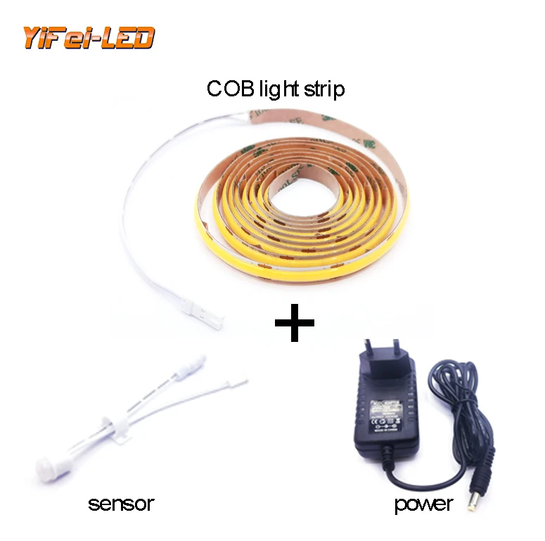 Motion Sensor Under Cabinet Lights Cupboard Kitchen Bed Emergency Night Light Flexible LED Strip DC 12V Power Adapter
Motion Sensor Under Cabinet Lights Cupboard Kitchen Bed Emergency Night Light Flexible LED Strip DC 12V Power Adapter