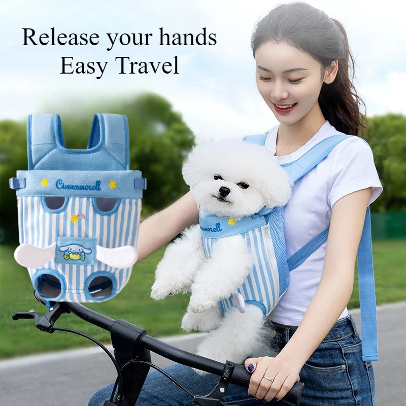 Cute Hello Kitty Cinnamoroll Pet Backpack Outdoor Dog Shoulder Bag Cartoon Prethoracic Cats Backpack Small Dog Cat Pet Supplies
Cute Hello Kitty Cinnamoroll Pet Backpack Outdoor Dog Shoulder Bag Cartoon Prethoracic Cats Backpack Small Dog Cat Pet Supplies