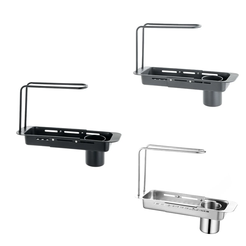 WISH Stainless Steel Draining Rack Expandable Sponge Holder For Kitchen Sink Dish Drying Rack For Kitchen Counter
WISH Stainless Steel Draining Rack Expandable Sponge Holder For Kitchen Sink Dish Drying Rack For Kitchen Counter