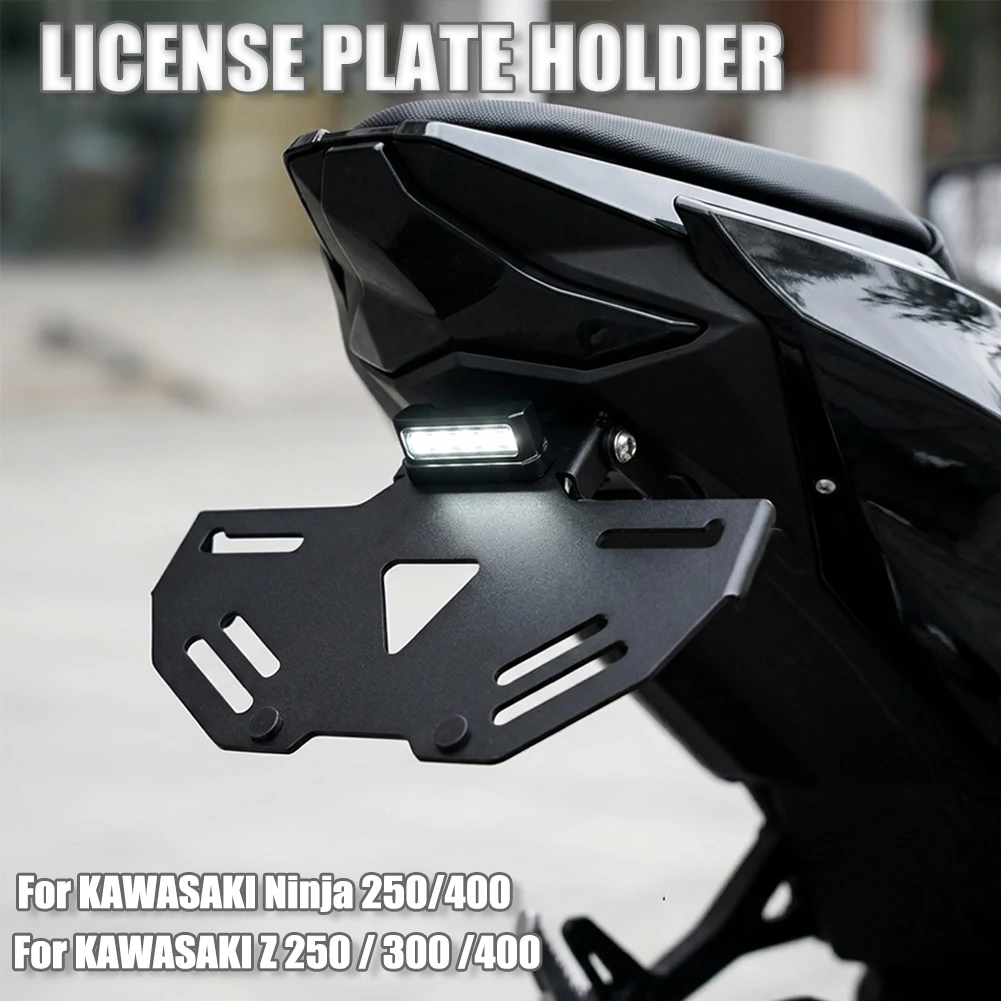For Kawasaki Ninja 250 400 Z250 Z300 Motorcycle Tail Tidy License Plate Holder Fender Eliminator Accessories 2018 2019 2020-2024
For Kawasaki Ninja 250 400 Z250 Z300 Motorcycle Tail Tidy License Plate Holder Fender Eliminator Accessories 2018 2019 2020-2024