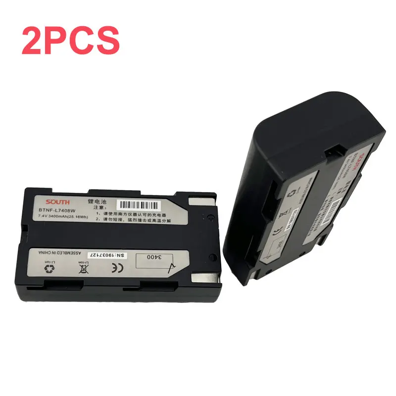 2PCS GPS RTK 7.4V 3400mAh BT-L7408W Battery For South S82 Ruide R90i / R6 Kolida K5 / K9 Sanding T66 GNSS Surveying Instruments
2PCS GPS RTK 7.4V 3400mAh BT-L7408W Battery For South S82 Ruide R90i / R6 Kolida K5 / K9 Sanding T66 GNSS Surveying Instruments