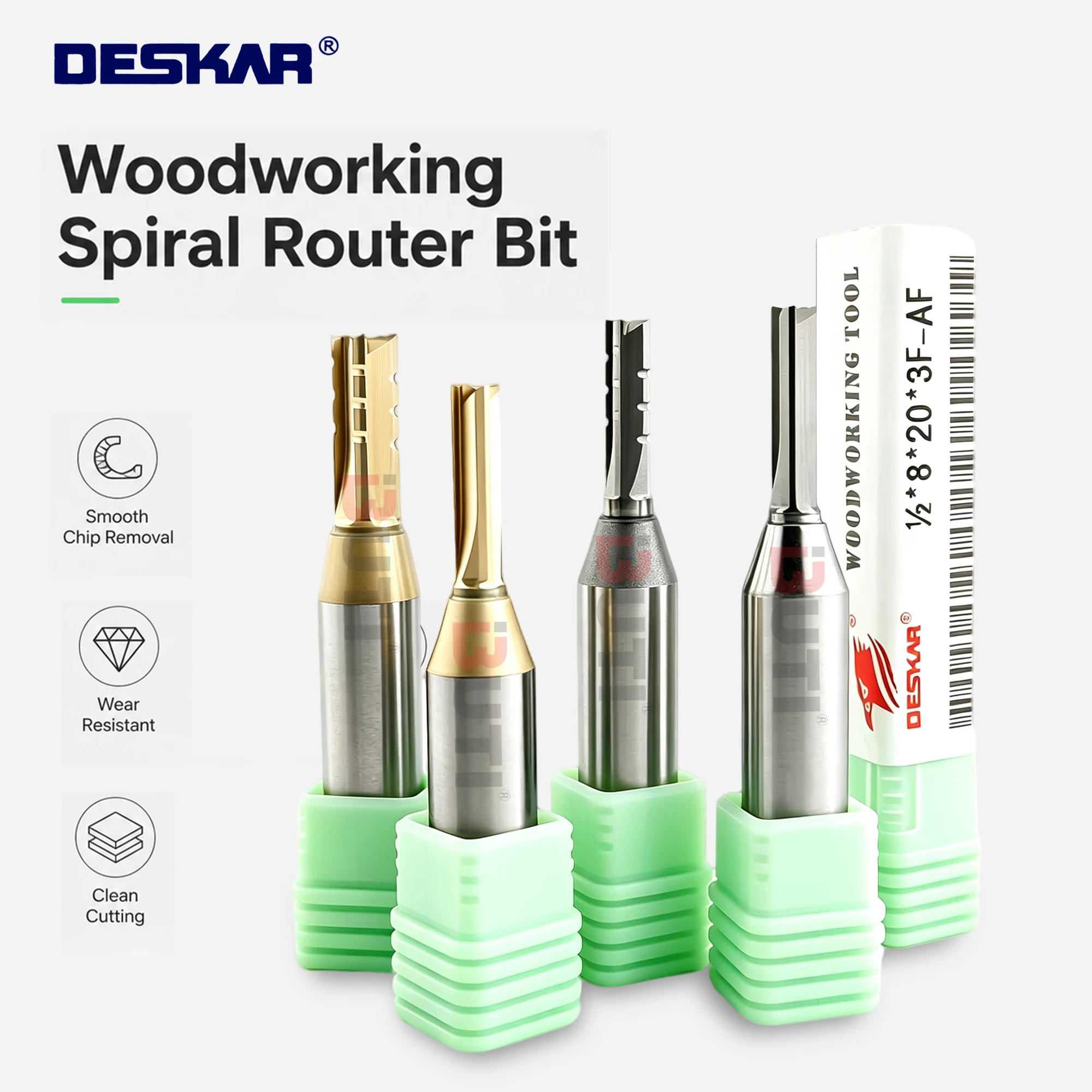 Woodworking Spiral Cutting Knifes Twin-Blade Triple-Blade Four-Blade Carving Edge Machine Straight Bit Punching Grooving Knifes
Woodworking Spiral Cutting Knifes Twin-Blade Triple-Blade Four-Blade Carving Edge Machine Straight Bit Punching Grooving Knifes