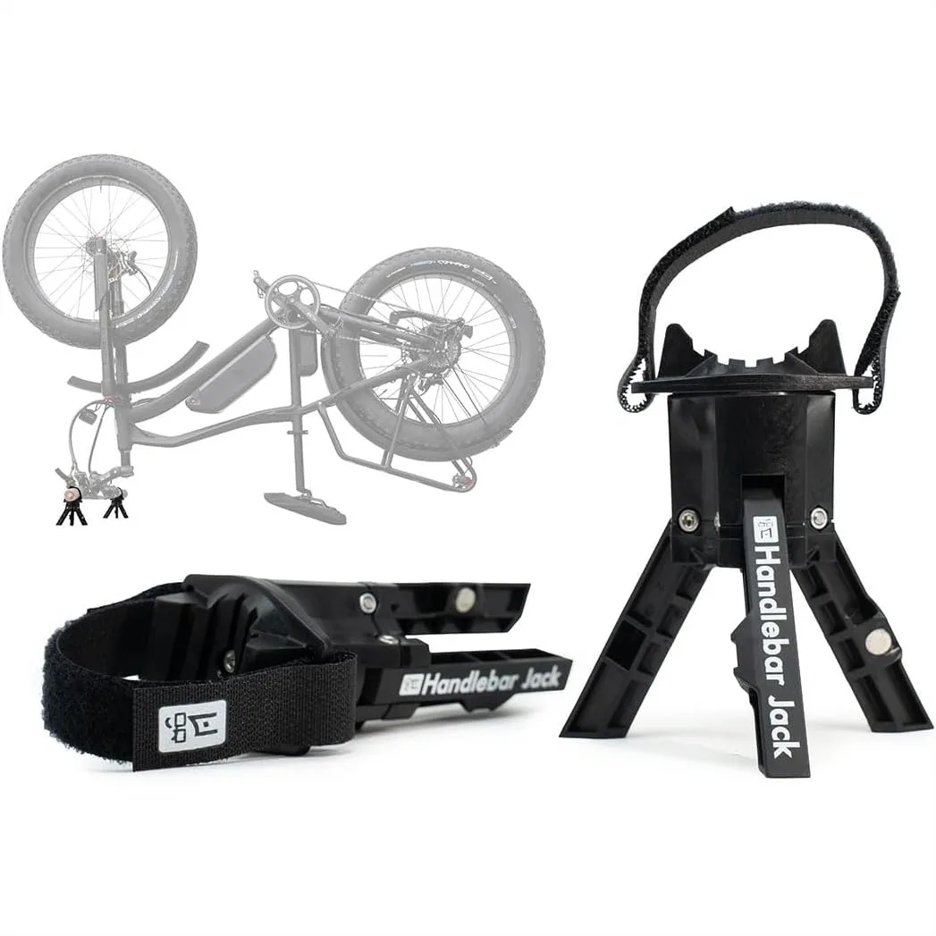 Portable Bike Repair Stand V3, 3.7" Ground Offset for eBikes, Protects Display & Throttle, Lightweight 4.7oz, Made in USA
Portable Bike Repair Stand V3, 3.7" Ground Offset for eBikes, Protects Display & Throttle, Lightweight 4.7oz, Made in USA
