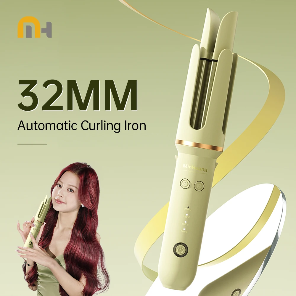 Automatic Curling Iron 32 mm Big Roll Anion Ceramic Hair Curler Fast Heating Rotating Curling Iron Fashion Styling Tools
Automatic Curling Iron 32 mm Big Roll Anion Ceramic Hair Curler Fast Heating Rotating Curling Iron Fashion Styling Tools