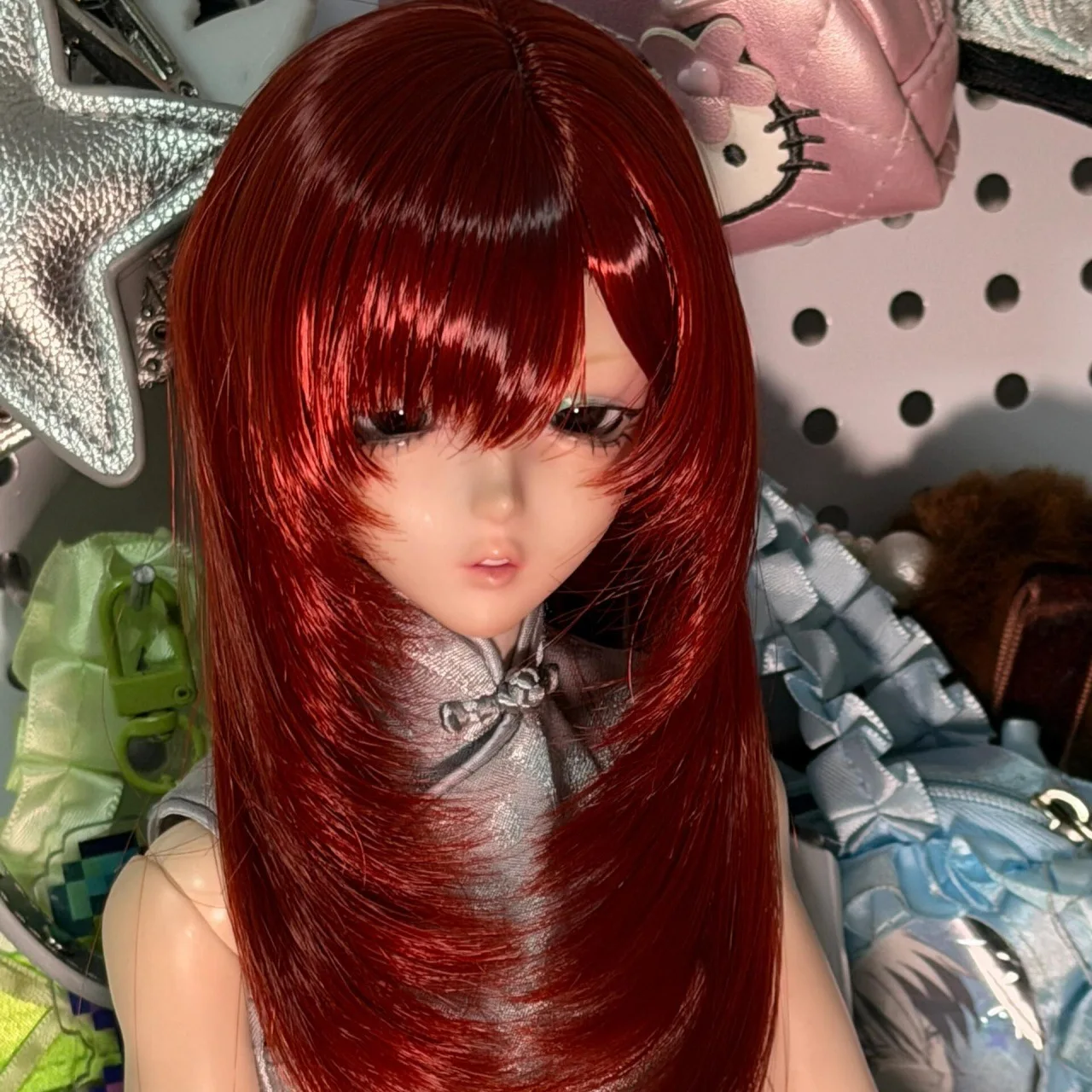 1/3 1/4 1/6 BJD Doll Wig Parts Multi-coloured Straight Bangs Long Hair Fashion Anime BJD Doll Cosplay Dress Up Basic Wig Blank
1/3 1/4 1/6 BJD Doll Wig Parts Multi-coloured Straight Bangs Long Hair Fashion Anime BJD Doll Cosplay Dress Up Basic Wig Blank