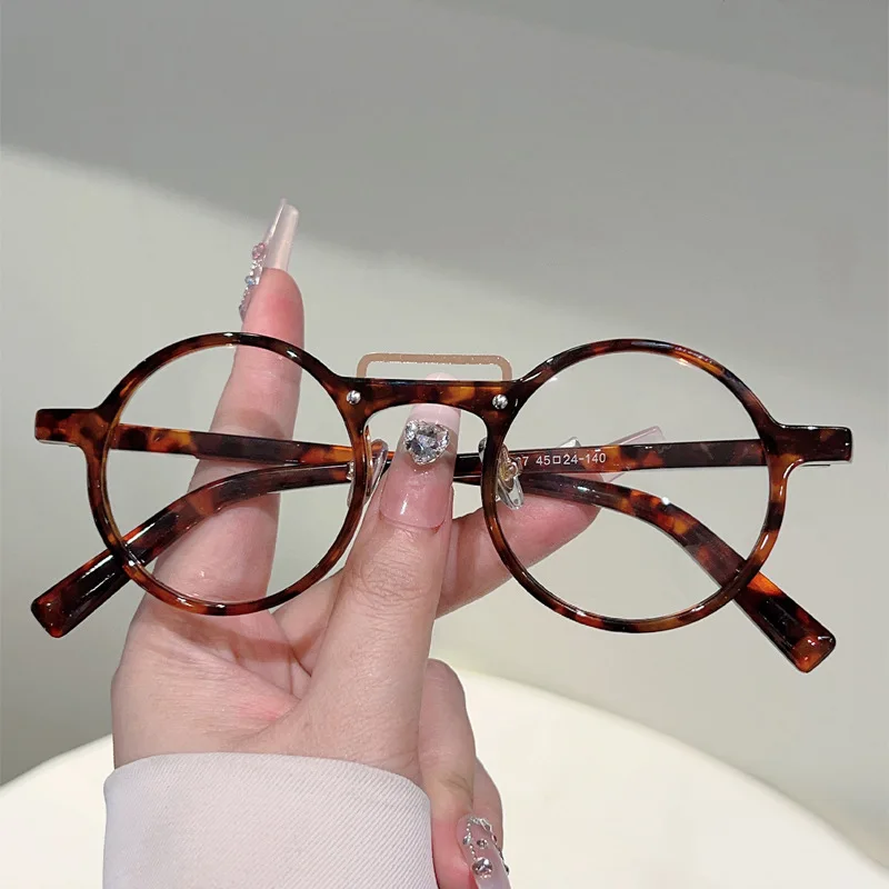 Vintage Optical Round Anti Blue Light Glasses Women For Men Luxury Brand Designer Myopia Prescription Punk Eye glasses Frame
Vintage Optical Round Anti Blue Light Glasses Women For Men Luxury Brand Designer Myopia Prescription Punk Eye glasses Frame