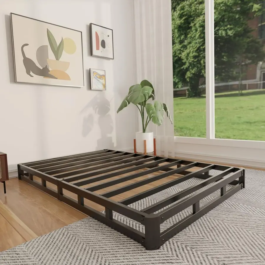 Box Spring 4 Inch Low Profile Box Spring Twin, Heavy Duty Mattress Foundation Metal Bed Base with Fabric Cover, Noise Free, Easy
Box Spring 4 Inch Low Profile Box Spring Twin, Heavy Duty Mattress Foundation Metal Bed Base with Fabric Cover, Noise Free, Easy