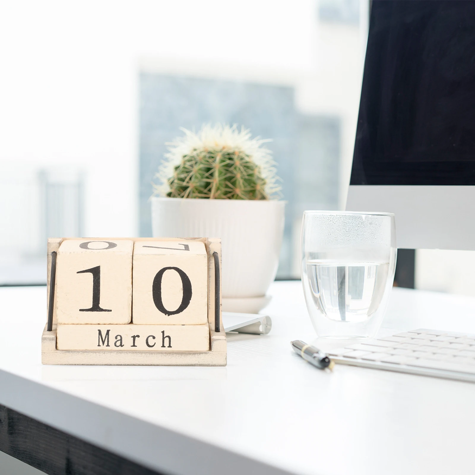 Wooden Perpetual Calendar Desk Stand Flip Teacher Decor Home Classic Schedule Daily Table Top
Wooden Perpetual Calendar Desk Stand Flip Teacher Decor Home Classic Schedule Daily Table Top
