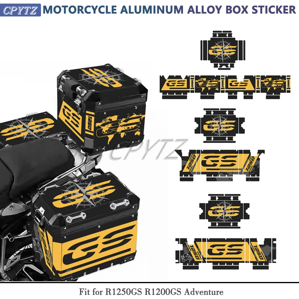 Motorcycle Aluminum Alloy Box Sticker Panniers Decals Side SuitCases Stickers Set fit For R1200GS R1250GS ADV GSA F850GS ADV
Motorcycle Aluminum Alloy Box Sticker Panniers Decals Side SuitCases Stickers Set fit For R1200GS R1250GS ADV GSA F850GS ADV