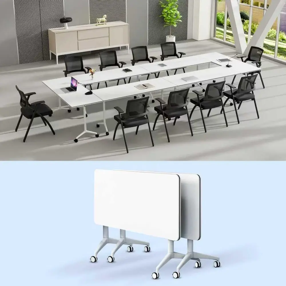 Silent Wheel Conference Tables for 6-12 People, Ideal for Training and Meeting Rooms, White, 47.2 Boardroom Size
Silent Wheel Conference Tables for 6-12 People, Ideal for Training and Meeting Rooms, White, 47.2 Boardroom Size