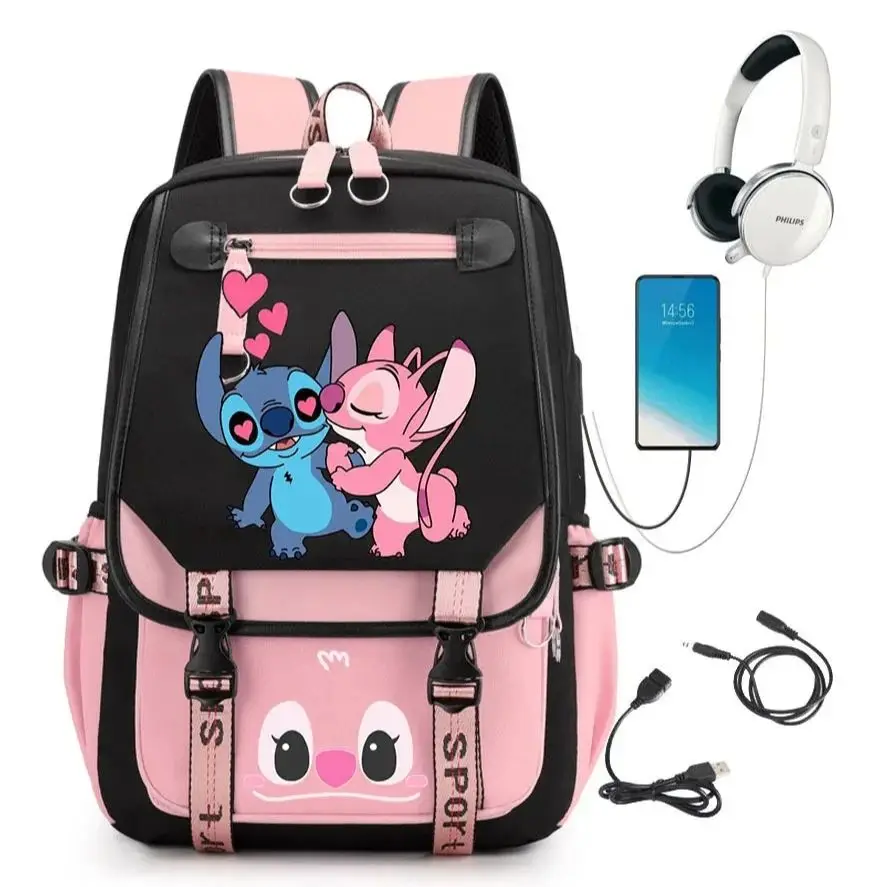 MINISO Stitch Backpack Anime Cosplay Unisex Students School Bag Cartoon Bookbag Laptop Travel Rucksack Outdoor Bag
MINISO Stitch Backpack Anime Cosplay Unisex Students School Bag Cartoon Bookbag Laptop Travel Rucksack Outdoor Bag