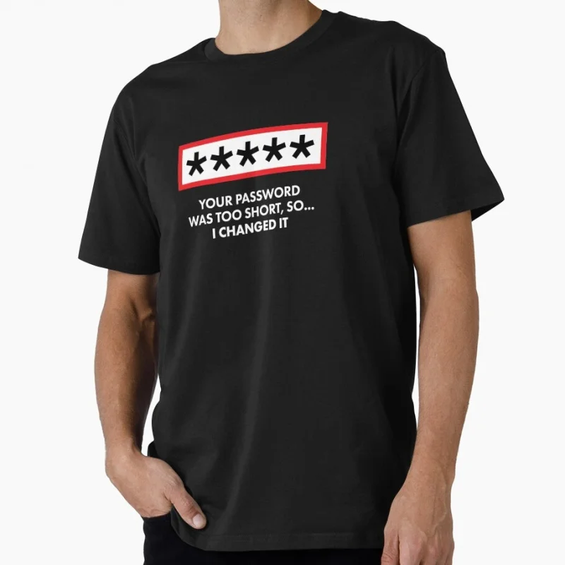 Hacker Sticker - I Changed Your Password Funny t shirt for Programmer Software Developer Graphic Clothes All size tee S-6XL
Hacker Sticker - I Changed Your Password Funny t shirt for Programmer Software Developer Graphic Clothes All size tee S-6XL