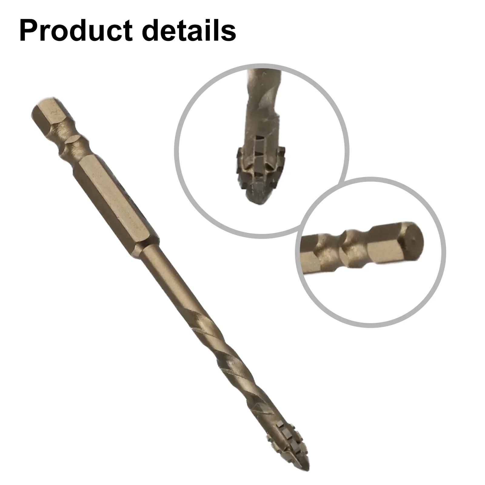 DIY Projects Approx.10mm Eccentric Drill Bit Spiral Drill Bit Efficient Hole Making Hex Shank Design High-Speed Rotation
DIY Projects Approx.10mm Eccentric Drill Bit Spiral Drill Bit Efficient Hole Making Hex Shank Design High-Speed Rotation