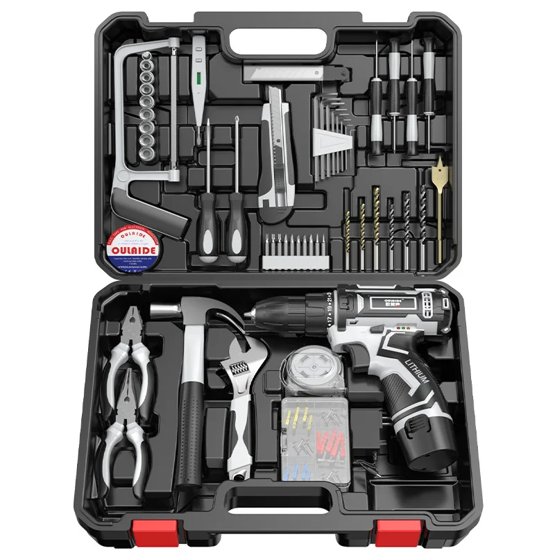 Multifunctional electric drill toolbox household tool set hardware maintenance woodworking special hand tool combination set
Multifunctional electric drill toolbox household tool set hardware maintenance woodworking special hand tool combination set