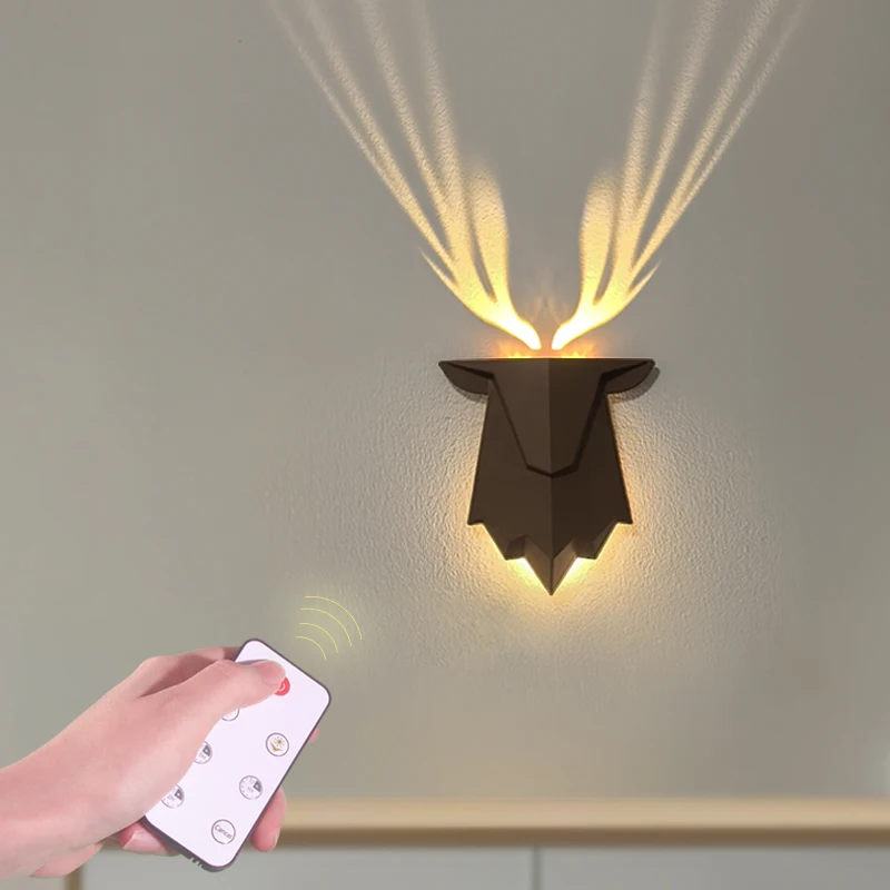 Deer Shadow Projector Lamp Room Decor Atmosphere Night Light Brightness Adjust Stepless Dimming Sleeping Wall Lamp Bedside Lamp
Deer Shadow Projector Lamp Room Decor Atmosphere Night Light Brightness Adjust Stepless Dimming Sleeping Wall Lamp Bedside Lamp