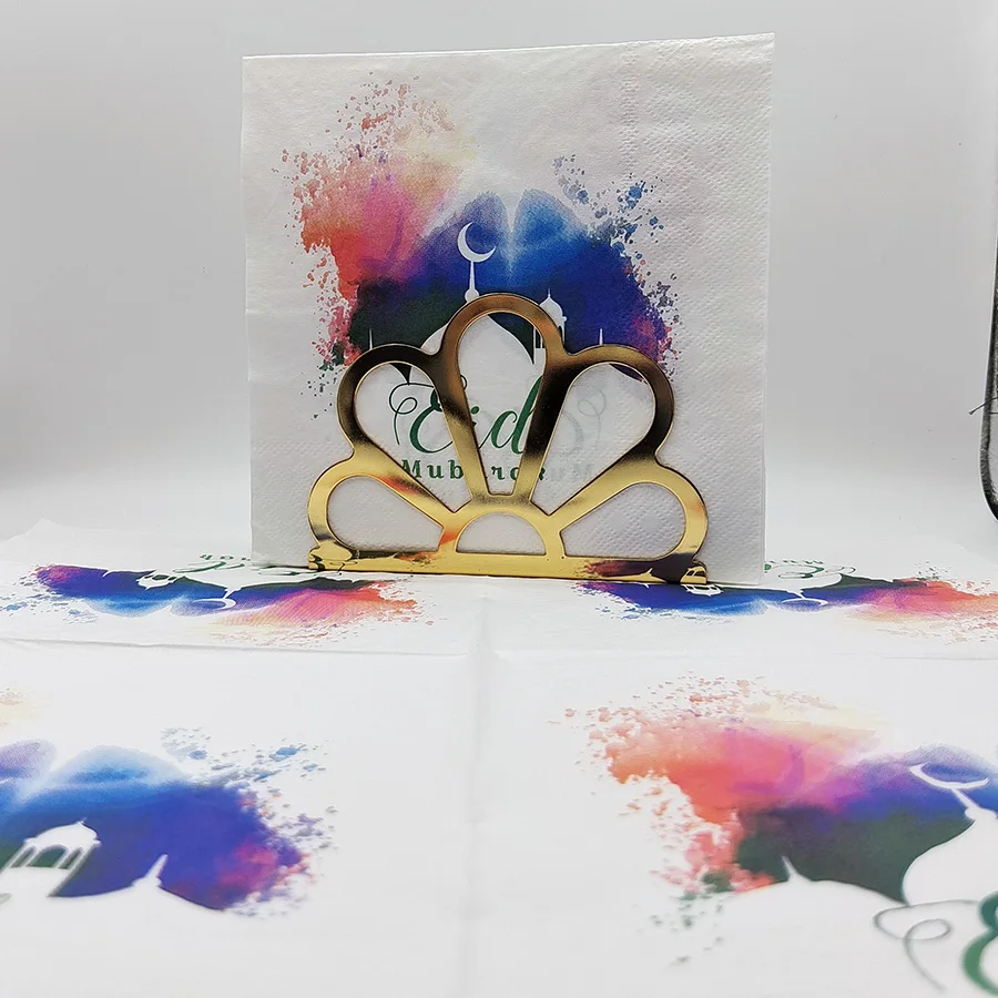 Одноразовые салфетки с тематикой Ид Мубарак для Рамадана и праздничного ужина в исламские праздники - с тисненым изображением мечети
Одноразовые салфетки с тематикой Ид Мубарак для Рамадана и праздничного ужина в исламские праздники - с тисненым изображением мечети