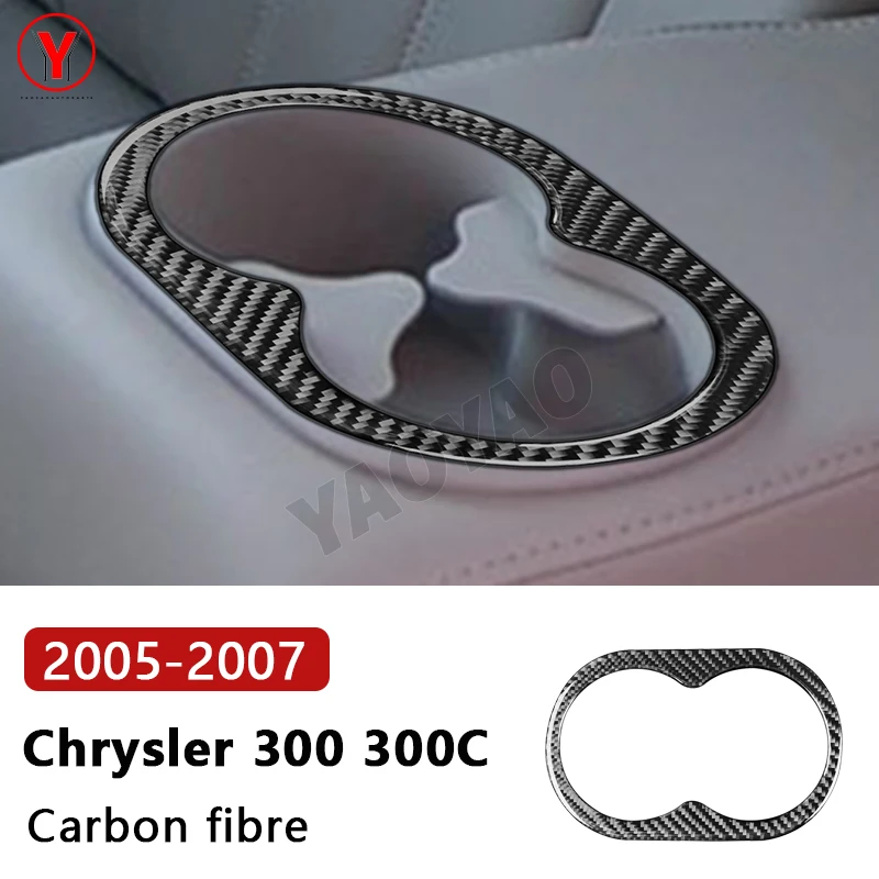 Carbon Fiber Center Rear Water Cup Holder Panel Sticker For Chrysler 300 300C 2005 2006 2007 Car Interior Decorative Accessories
Carbon Fiber Center Rear Water Cup Holder Panel Sticker For Chrysler 300 300C 2005 2006 2007 Car Interior Decorative Accessories