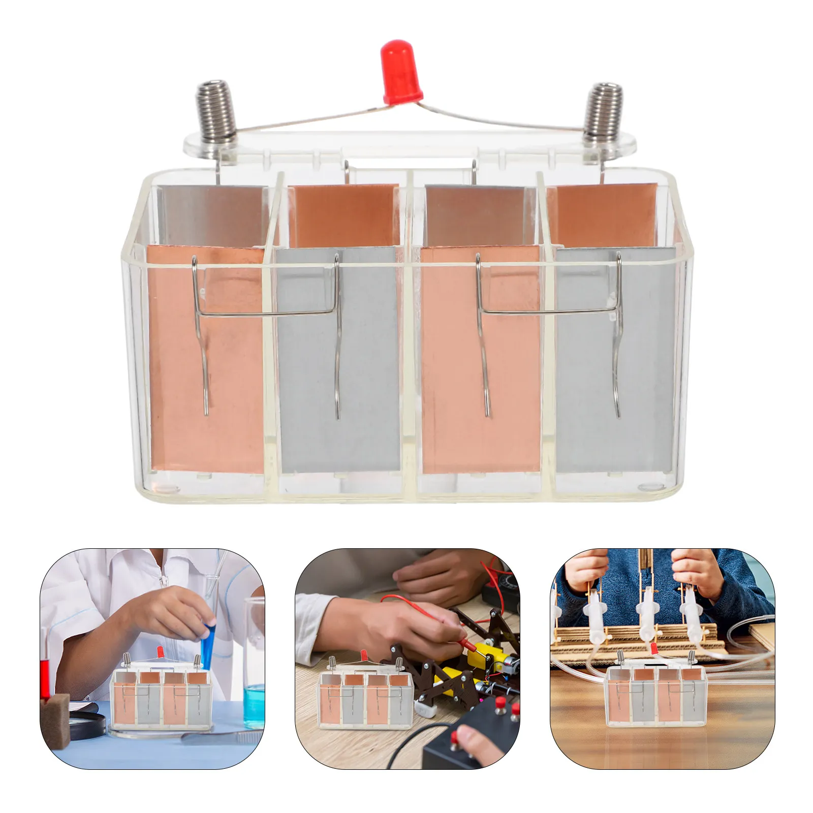 Saltwater Battery Experiment Set Kids Kit Safe Educational Lab Equipment for Science Fairs Homeschool Teaching
Saltwater Battery Experiment Set Kids Kit Safe Educational Lab Equipment for Science Fairs Homeschool Teaching