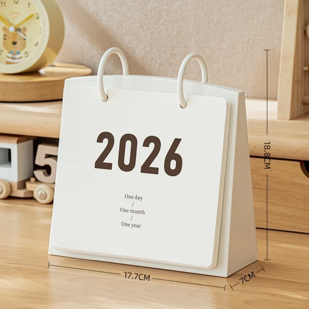 New Simple 2026 Calendar Thick Paper High Appearance Desktop Calendar Knickknacks Creative Stand Calendar Desk Accessories
New Simple 2026 Calendar Thick Paper High Appearance Desktop Calendar Knickknacks Creative Stand Calendar Desk Accessories