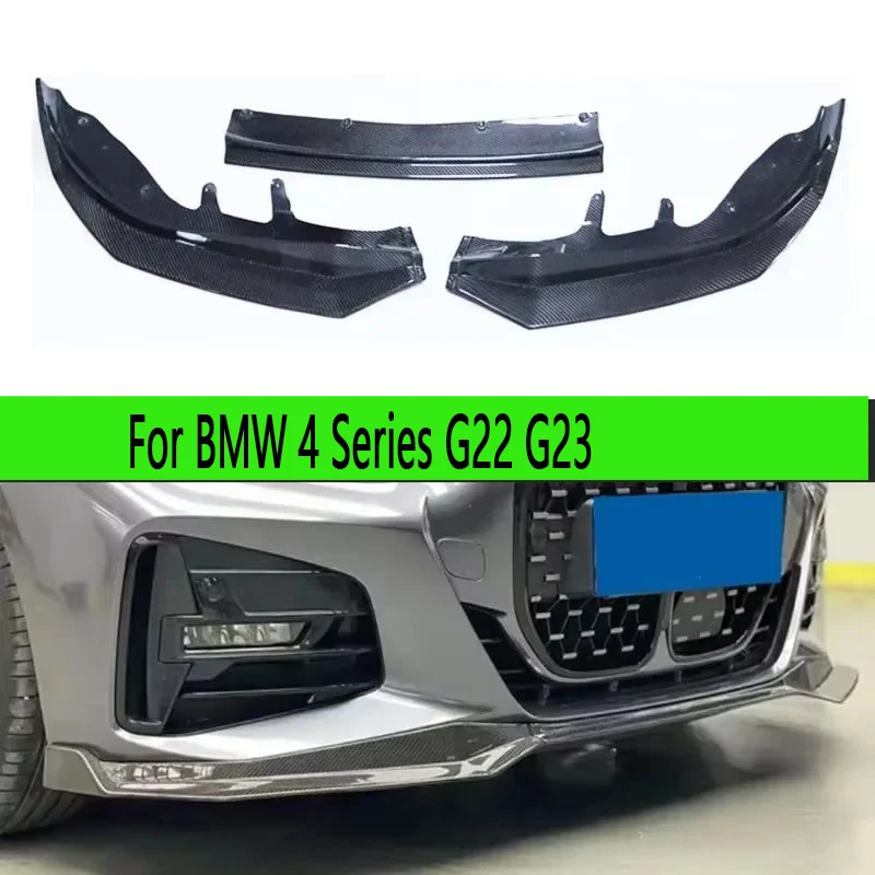 For BMW 4 Series G22 G23 Carbon Fiber Front lip Car Front Bumper Diverter Spoiler Diffuser Front lip chin upgraded body kit
For BMW 4 Series G22 G23 Carbon Fiber Front lip Car Front Bumper Diverter Spoiler Diffuser Front lip chin upgraded body kit