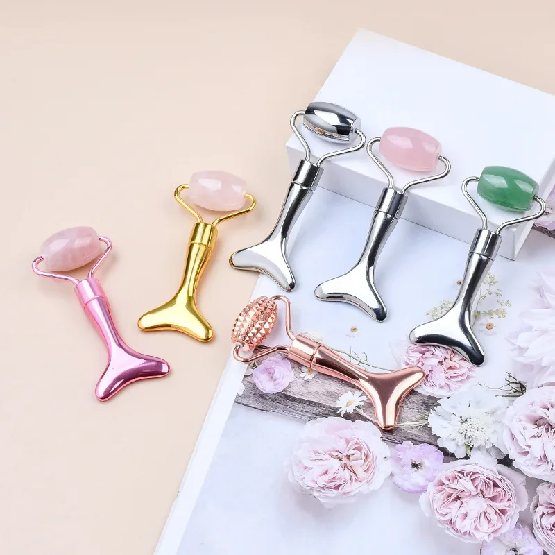 Fish Tail Mini Scraping Board Roller 2-in-1 Natural Pink Crystal Massage Facial Beauty Stick Firms Skin Eliminates Wrinkles
Fish Tail Mini Scraping Board Roller 2-in-1 Natural Pink Crystal Massage Facial Beauty Stick Firms Skin Eliminates Wrinkles