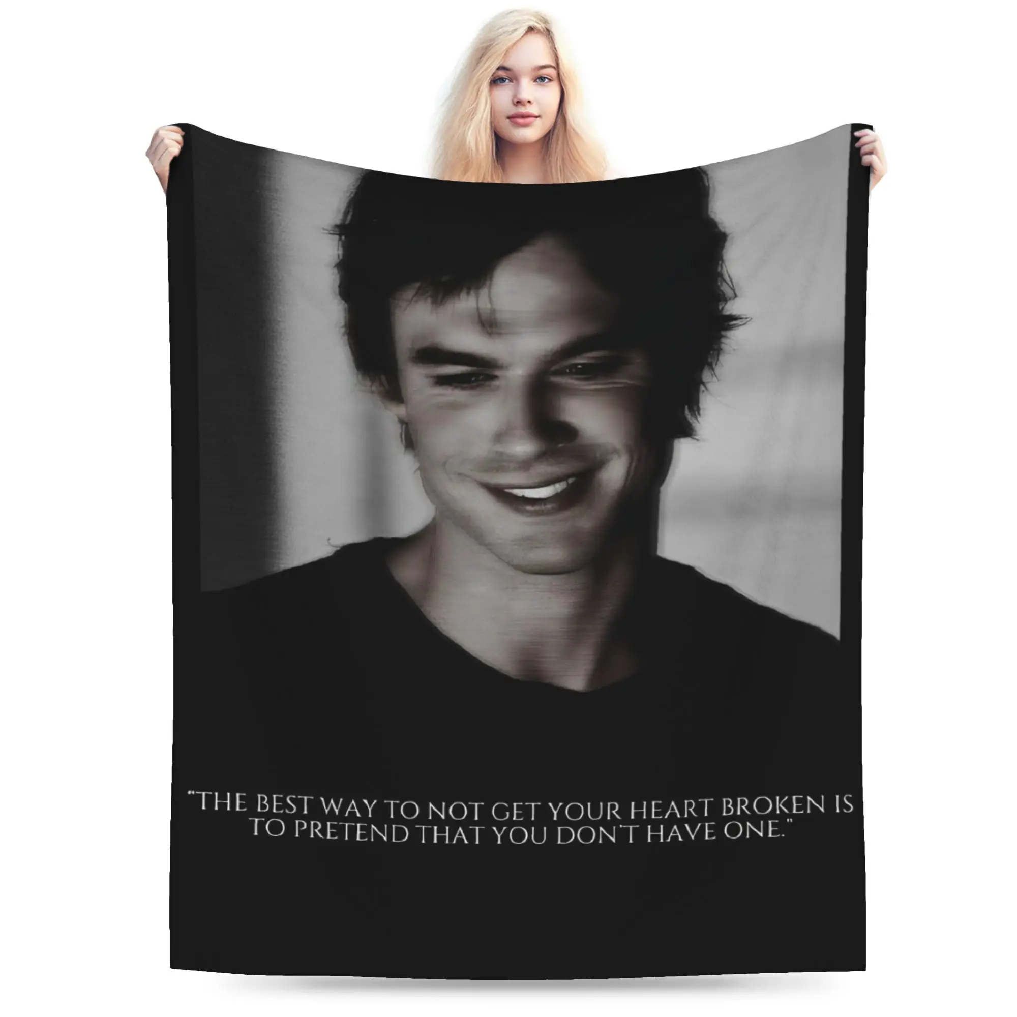 Дневники вампира Дэймон Сальваторе, флисовые весенне-осенние многофункциональные теплое одеяло для дивана, автомобиля, покрывала
Дневники вампира Дэймон Сальваторе, флисовые весенне-осенние многофункциональные теплое одеяло для дивана, автомобиля, покрывала