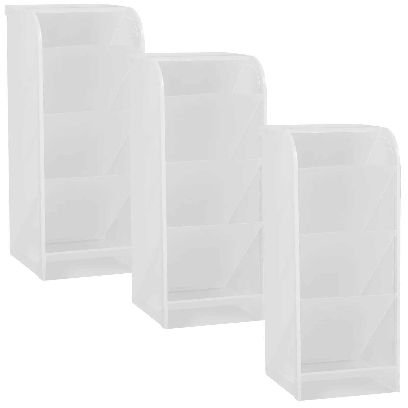 3Pcs PU Vertical Pen Holder Desktop Organizers Multi Grids Stationery Makeup Container Vertical Pen Organizer Pencil Holder 
3Pcs PU Vertical Pen Holder Desktop Organizers Multi Grids Stationery Makeup Container Vertical Pen Organizer Pencil Holder