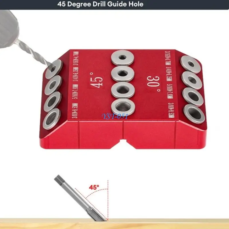 E15A Drill Guide 30 45 90 Degree Drill Jig for Straight Holes Drill Jig for Angled Holes Portable Drill Guide for Wood
E15A Drill Guide 30 45 90 Degree Drill Jig for Straight Holes Drill Jig for Angled Holes Portable Drill Guide for Wood