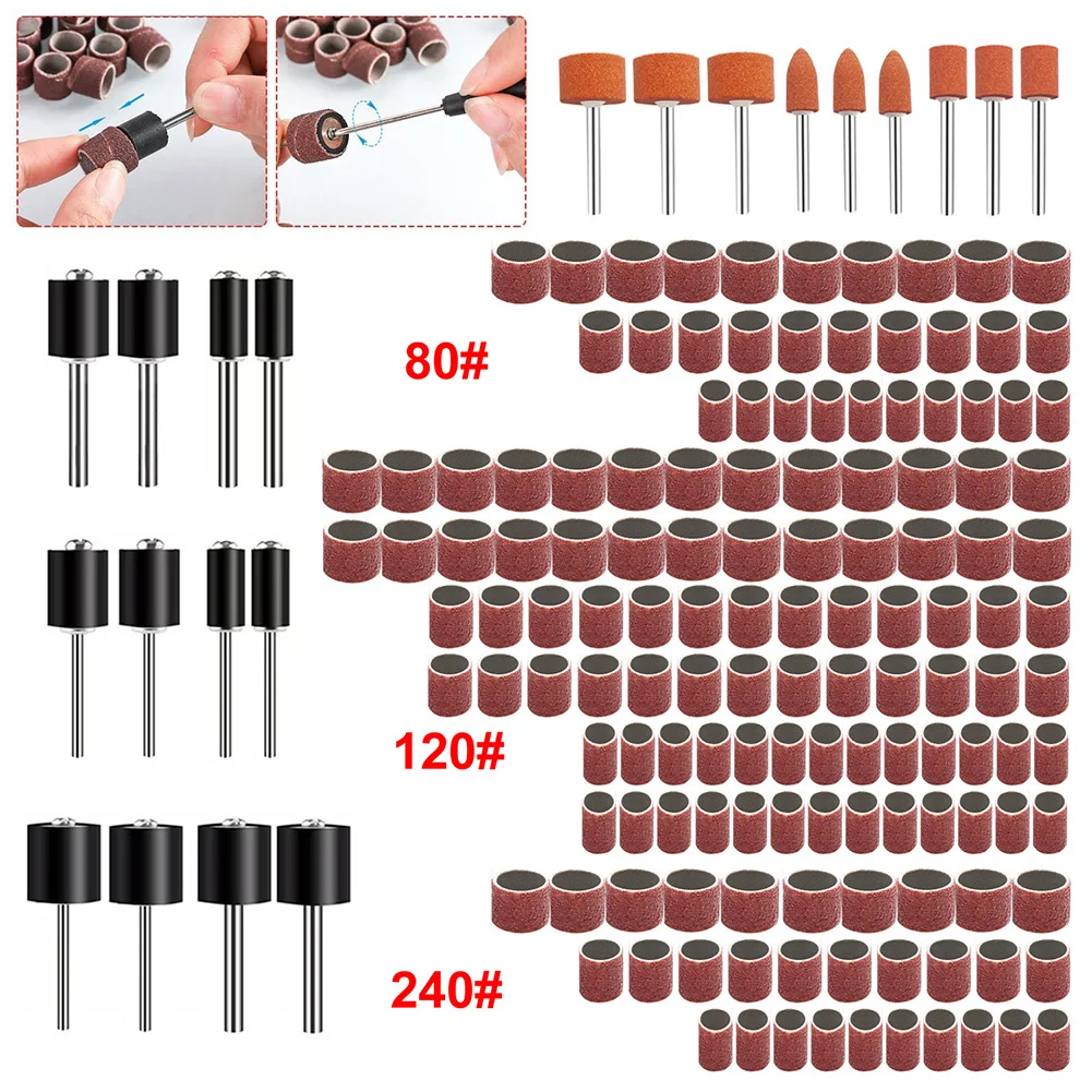 159pcs/set Sanding Drum Grinding Heads Kit With Drum Mandrels For Wood Polishing Rotary Tools Accessories
159pcs/set Sanding Drum Grinding Heads Kit With Drum Mandrels For Wood Polishing Rotary Tools Accessories