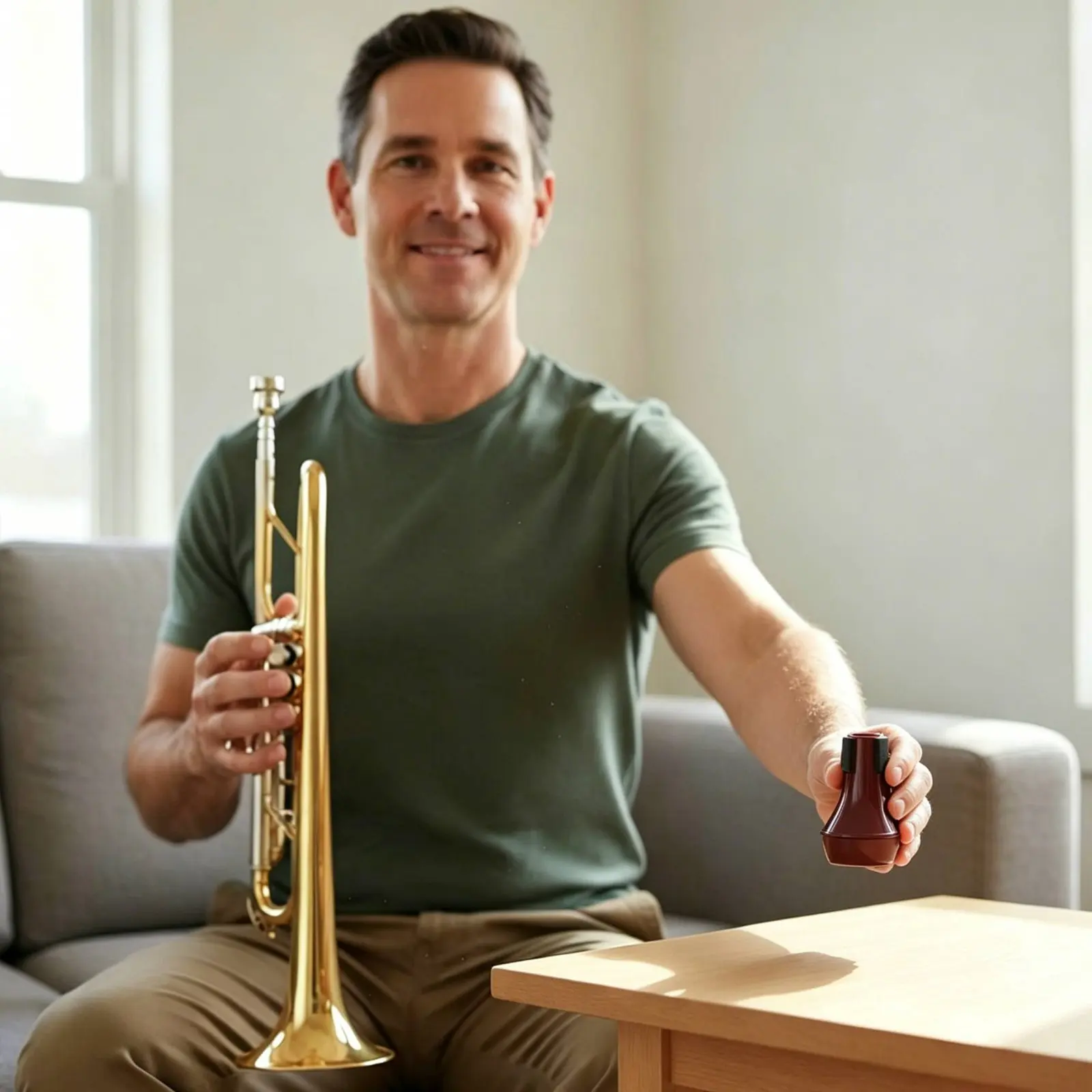 Trumpet Practice Mute Reduces Volume Trumpet Mute Musical Instrument Accessory Lightweight Easy to Use for Beginners
Trumpet Practice Mute Reduces Volume Trumpet Mute Musical Instrument Accessory Lightweight Easy to Use for Beginners