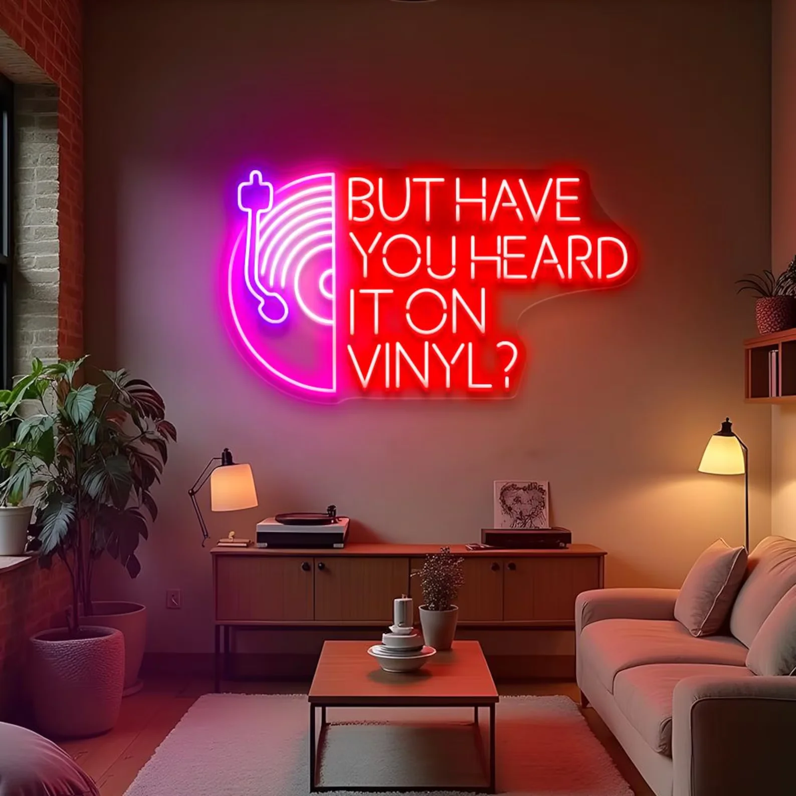 But Have You Heard It On Vinyl Neon Sign, Music Wall Sign, On Vinyl Record Wall Art, Music Room Decor, Music Lover Gift
But Have You Heard It On Vinyl Neon Sign, Music Wall Sign, On Vinyl Record Wall Art, Music Room Decor, Music Lover Gift