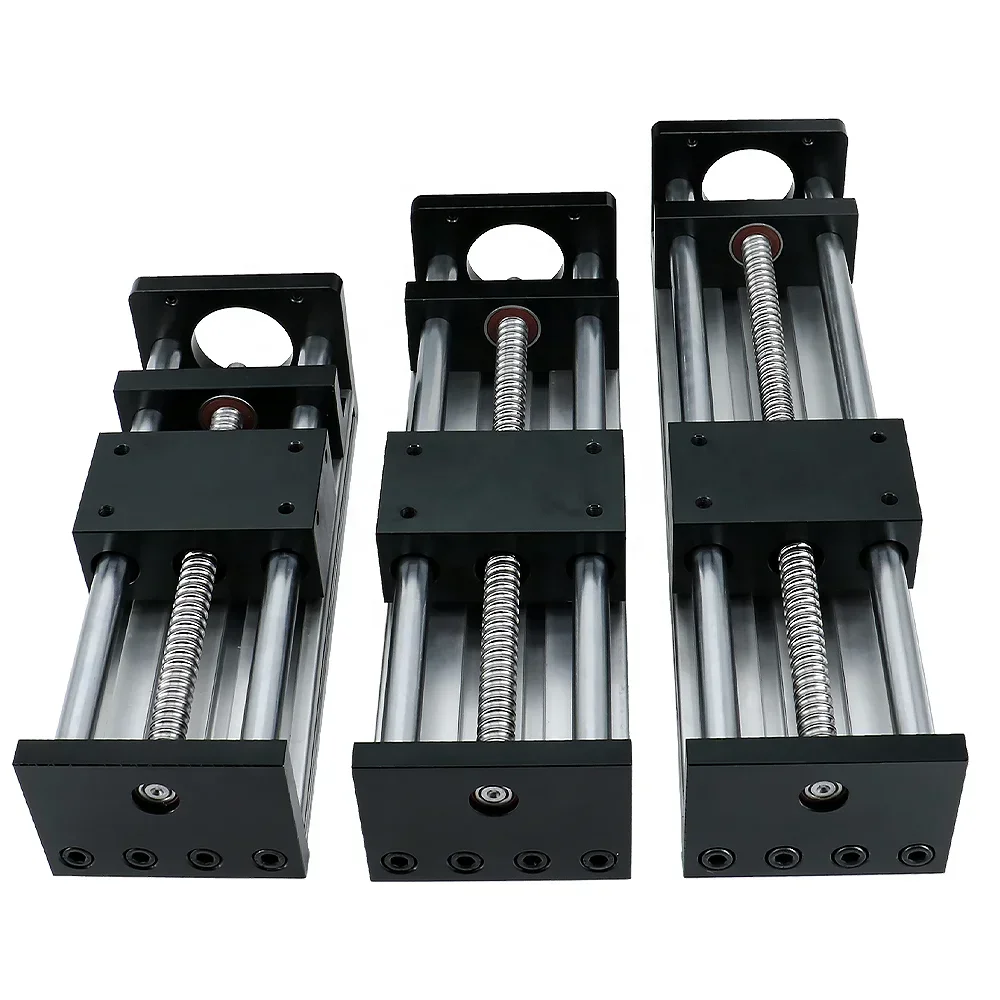 New Sliding Table Z Axis Stage Travel 50-500mm 12mm Linear Shaft Rail SFU1204 Ball Screw Linear Actuator Bundle Kit for Cnc
New Sliding Table Z Axis Stage Travel 50-500mm 12mm Linear Shaft Rail SFU1204 Ball Screw Linear Actuator Bundle Kit for Cnc