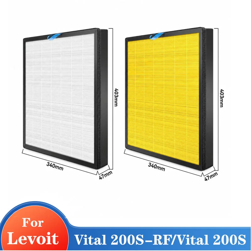 Suitable for Vital 200S-RF, LEVOIT Vital 200S Vital 200S-P air purifier Vital 200S high-efficiency activated carbon filter
Suitable for Vital 200S-RF, LEVOIT Vital 200S Vital 200S-P air purifier Vital 200S high-efficiency activated carbon filter
