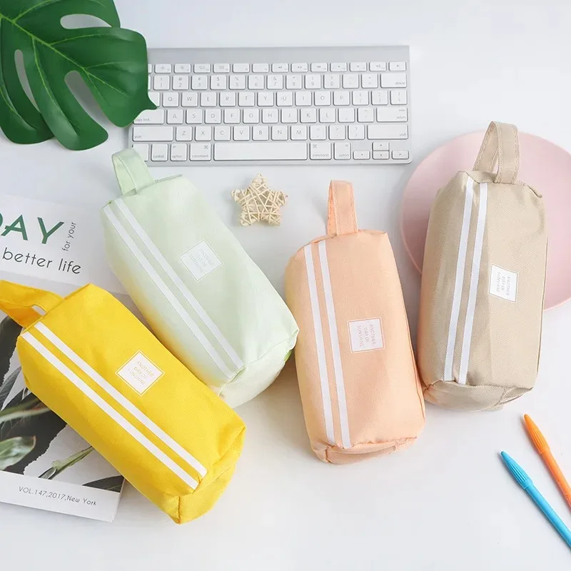 Portable canvas pencil case School supplies storage bag Double layer pencil bag student pen bag cute pen case kid Stationery bag
Portable canvas pencil case School supplies storage bag Double layer pencil bag student pen bag cute pen case kid Stationery bag