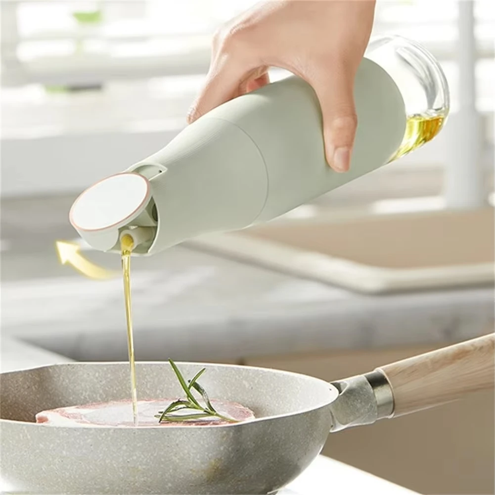 Olive Oil Dispenser Bottle Automatic Opening and Closing Anti-leakage Anti-hanging olive Household Kitchen Oil BBQ camping
Olive Oil Dispenser Bottle Automatic Opening and Closing Anti-leakage Anti-hanging olive Household Kitchen Oil BBQ camping