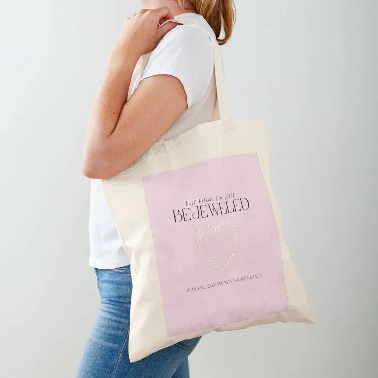 best believe i'm still BEJEWELED 4 (pink pearls) Tote Bag handbag tote bag men's shopping bag logo Eco
best believe i'm still BEJEWELED 4 (pink pearls) Tote Bag handbag tote bag men's shopping bag logo Eco