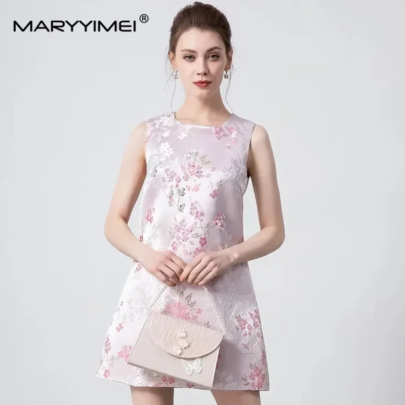 MARYYIMEI модные женские новые винтажные мини-платья на бретельках с вышивкой и блестками и бриллиантами для ногтей, элегантные мини-платья без рукавов с цветочным принтом
MARYYIMEI модные женские новые винтажные мини-платья на бретельках с вышивкой и блестками и бриллиантами для ногтей, элегантные мини-платья без рукавов с цветочным принтом