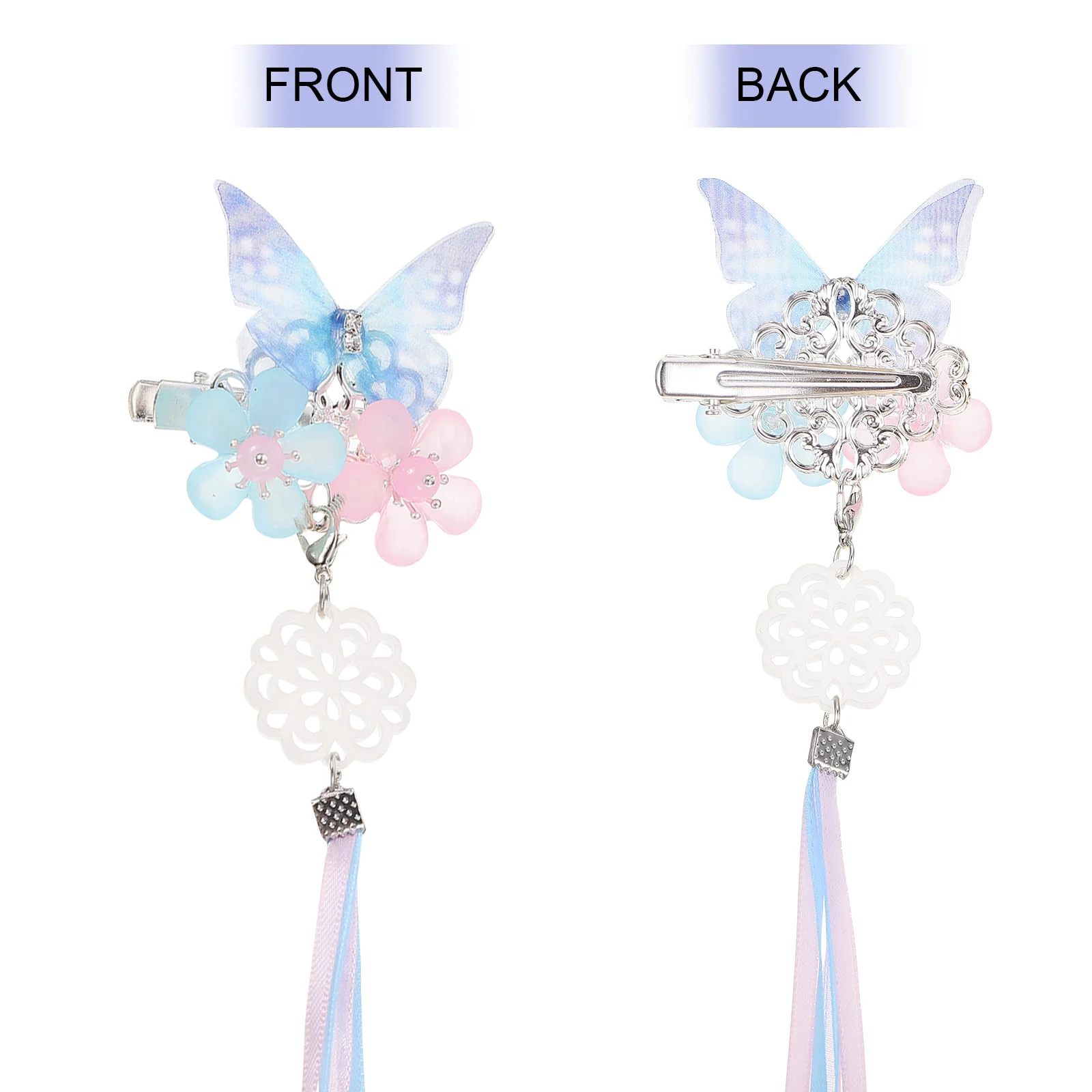 1Pair Butterfly Hair Clips Retro Chinese Style Hair Clamps for Children Han Chinese Clothing Headwear Cosplay Birthday Party
1Pair Butterfly Hair Clips Retro Chinese Style Hair Clamps for Children Han Chinese Clothing Headwear Cosplay Birthday Party