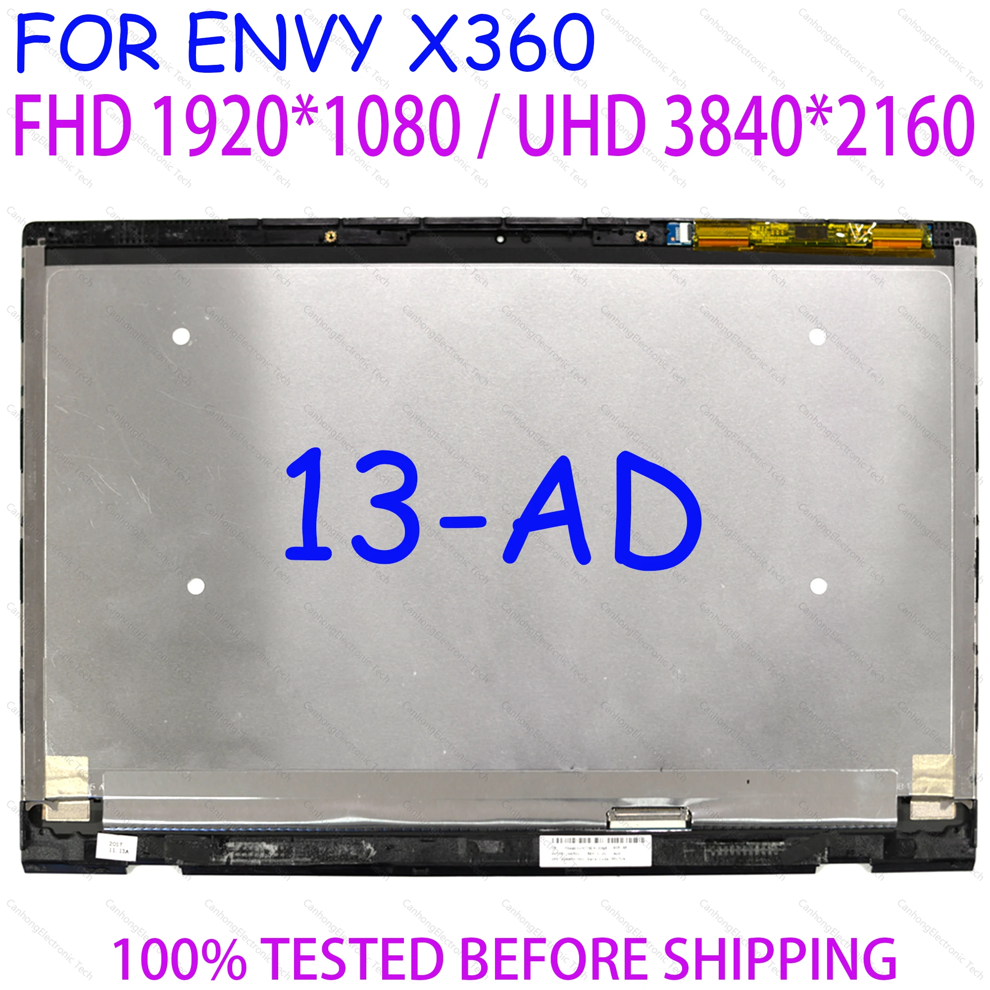 13.3" Laptop LCD Display Touch or No Touch Screen Digitizer Assembly FHD UHD TPN-I128 For HP Envy 13-AD 13-ad010ns 13-ad001tu
13.3" Laptop LCD Display Touch or No Touch Screen Digitizer Assembly FHD UHD TPN-I128 For HP Envy 13-AD 13-ad010ns 13-ad001tu