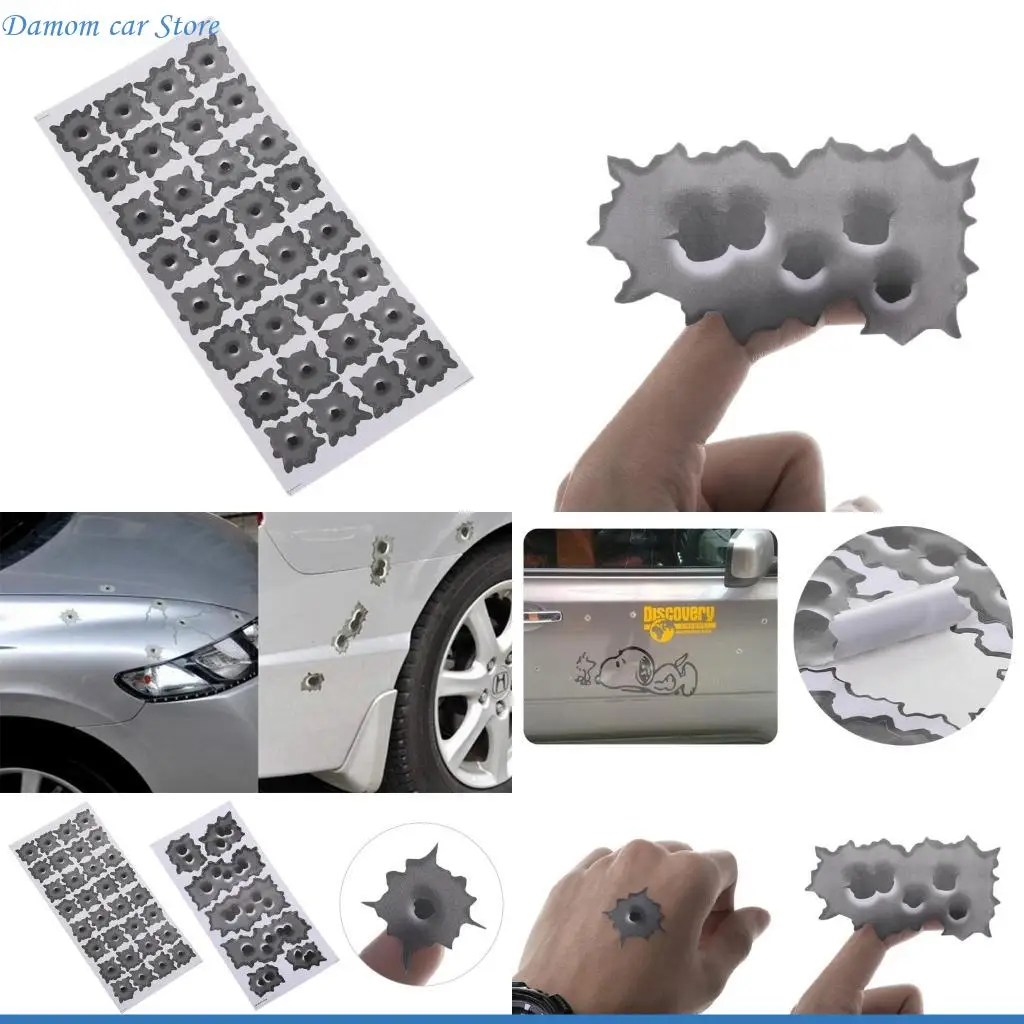 A2UC Realistic Hole 3D Stickers Vinyl Decals Rusty Damage for Auto for Cars
A2UC Realistic Hole 3D Stickers Vinyl Decals Rusty Damage for Auto for Cars