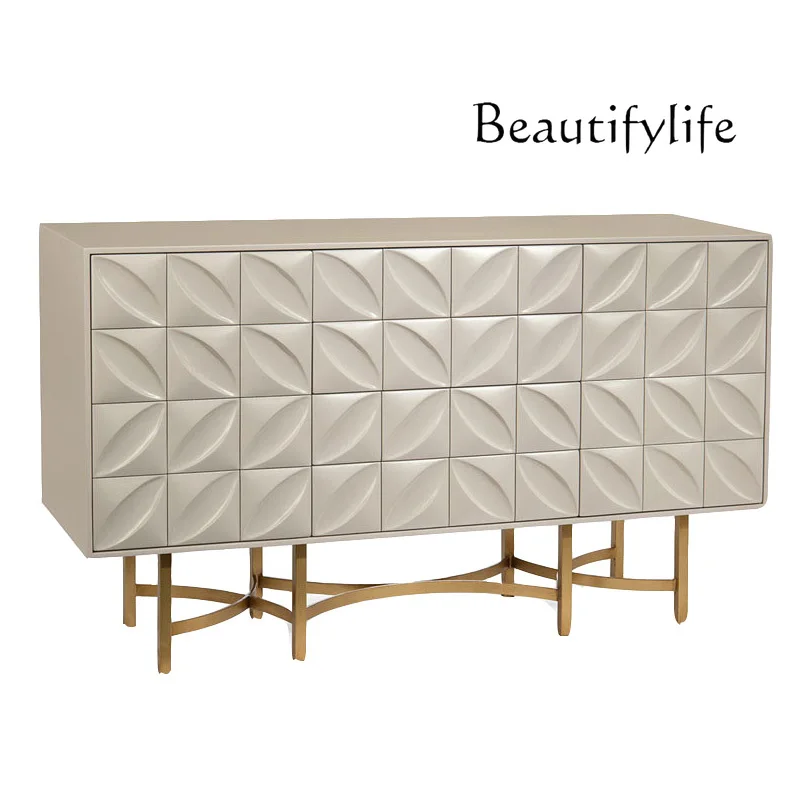 Postmodern light luxury American living room decorative cabinet foyer locker solid wood porch cabinet
Postmodern light luxury American living room decorative cabinet foyer locker solid wood porch cabinet