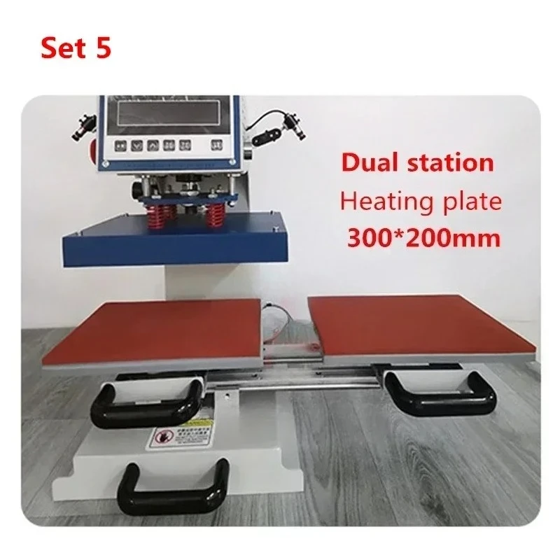 T Shirt Hot Stamping Machine Pneumatic Heat Transfer Machine/Label Press Printer 150x150/200x200/300x200mm Single/Double Station
T Shirt Hot Stamping Machine Pneumatic Heat Transfer Machine/Label Press Printer 150x150/200x200/300x200mm Single/Double Station