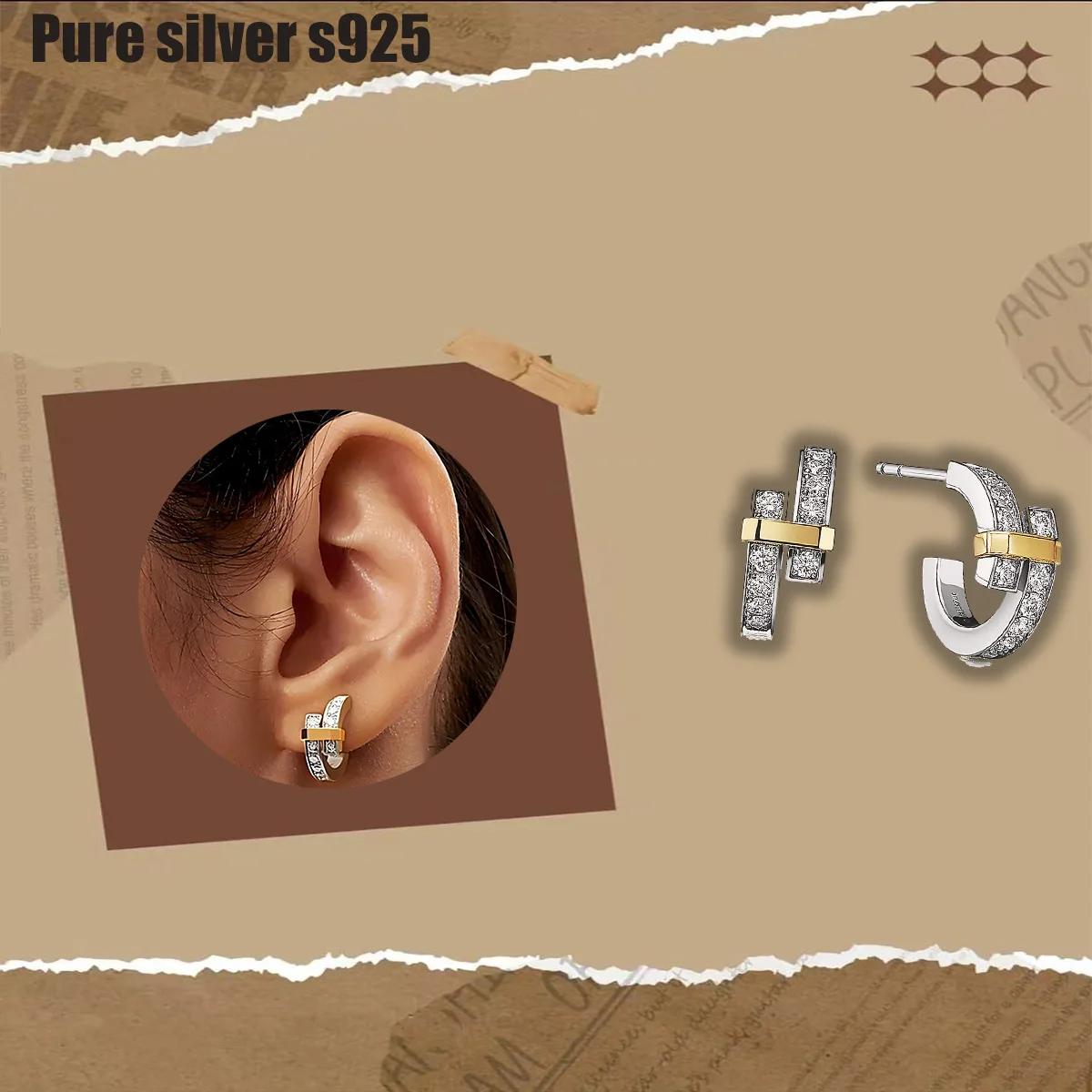 Серьги из чистого серебра s925 Элегантные, высококачественные, модные, изысканные, подарок на годовщину
Серьги из чистого серебра s925 Элегантные, высококачественные, модные, изысканные, подарок на годовщину
