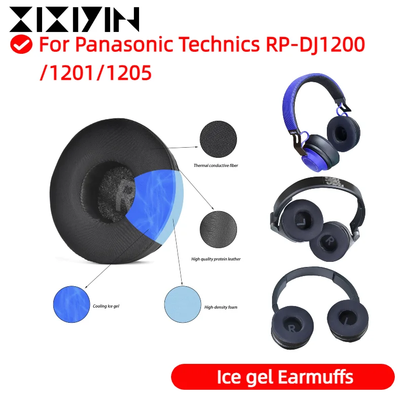 XIXIYIN Replacement Soft Cooling Gel Ear Cushion Ear Pads For Panasonic Technics RP-DJ1200 /1201/1205 headset Repairing Parts
XIXIYIN Replacement Soft Cooling Gel Ear Cushion Ear Pads For Panasonic Technics RP-DJ1200 /1201/1205 headset Repairing Parts