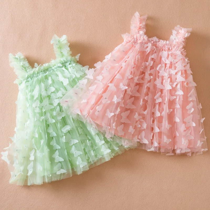 Girls Sleeveless Butterfly Dress with Layers of Tulle Dresses Perfect for Parties and Photos
Girls Sleeveless Butterfly Dress with Layers of Tulle Dresses Perfect for Parties and Photos