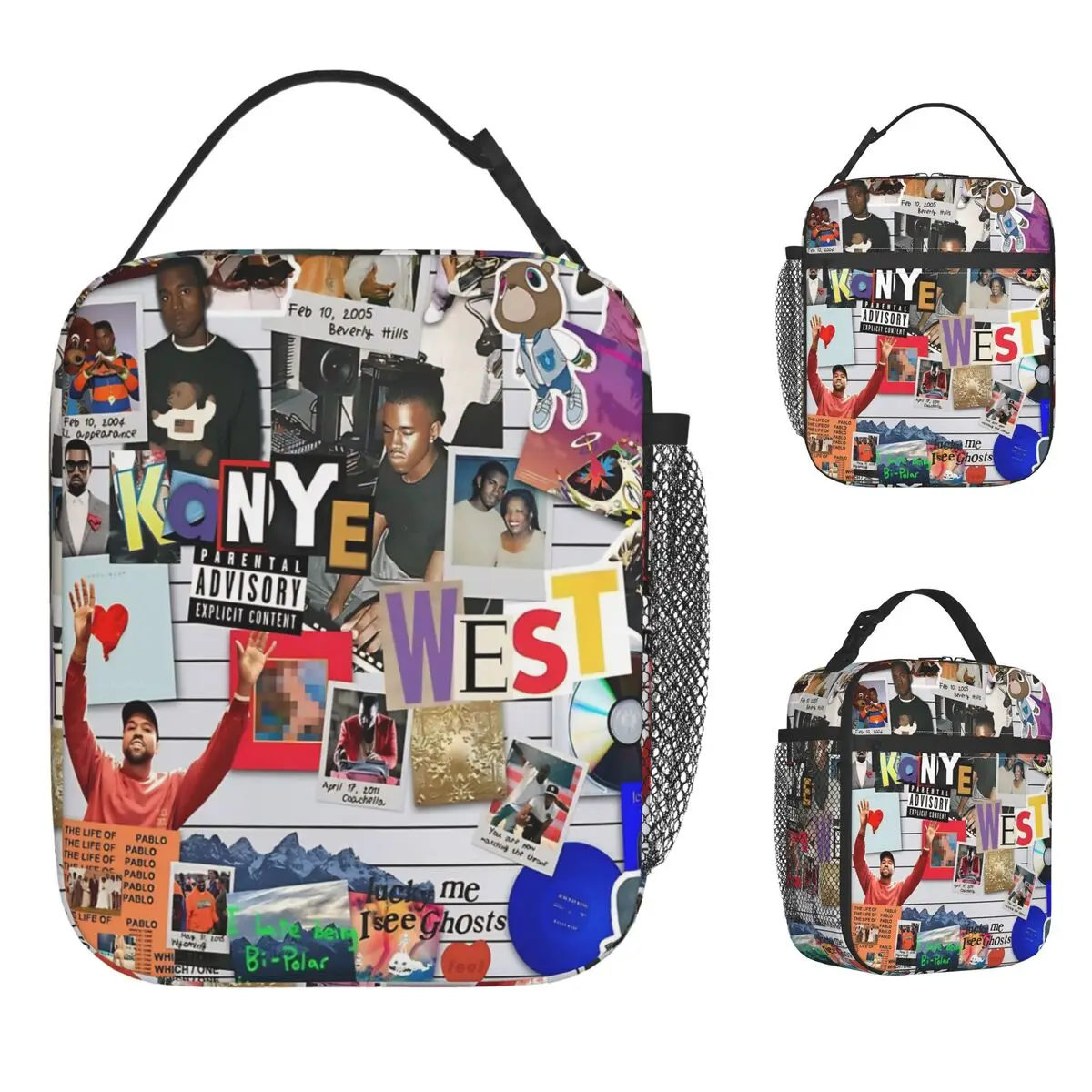 K-KanyES W-Wests Inspired Design Lunch Bag For Child Lunch Box Vintage Office Cooler Bag Portable Oxford Thermal Lunch Bags
K-KanyES W-Wests Inspired Design Lunch Bag For Child Lunch Box Vintage Office Cooler Bag Portable Oxford Thermal Lunch Bags