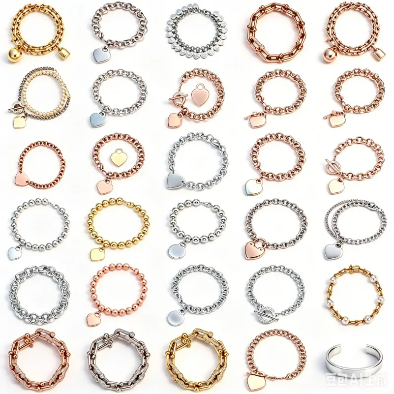 European and American Personalized Trend Horse-shoe Clasp U-shaped Necklace, Metal Thick Bracelet, Jewelry Set
European and American Personalized Trend Horse-shoe Clasp U-shaped Necklace, Metal Thick Bracelet, Jewelry Set