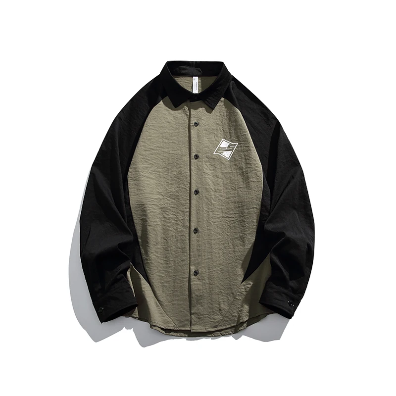 Vintage Print Solid Color Patchwork Men Shirt Autumn Casual Lapel Long Sleeve Couple Fashion Soft Comfortable Blouses Formal Top
Vintage Print Solid Color Patchwork Men Shirt Autumn Casual Lapel Long Sleeve Couple Fashion Soft Comfortable Blouses Formal Top