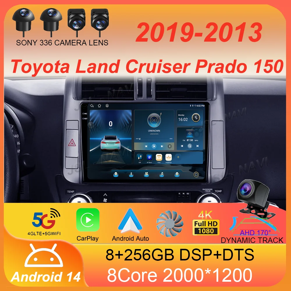 Car Radio Android 14 Carplay Auto For Toyota Land Cruiser Prado 150 2009 - 2013 Navigation GPS Multimedia Player video Stereo BT
Car Radio Android 14 Carplay Auto For Toyota Land Cruiser Prado 150 2009 - 2013 Navigation GPS Multimedia Player video Stereo BT