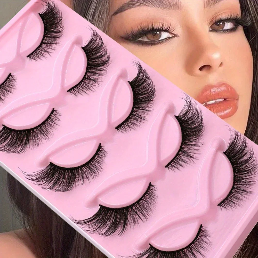 15Pairs 3-Pack Cat Eye Lashes Long Lashes Cat Eye Look Wispy Lashes Eye End Elongated Strip Thick False Eyelashes
15Pairs 3-Pack Cat Eye Lashes Long Lashes Cat Eye Look Wispy Lashes Eye End Elongated Strip Thick False Eyelashes